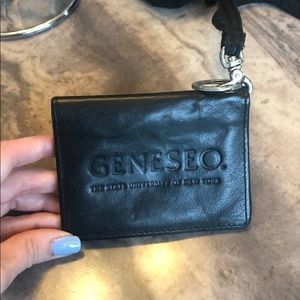 Geneseo engraved wallet